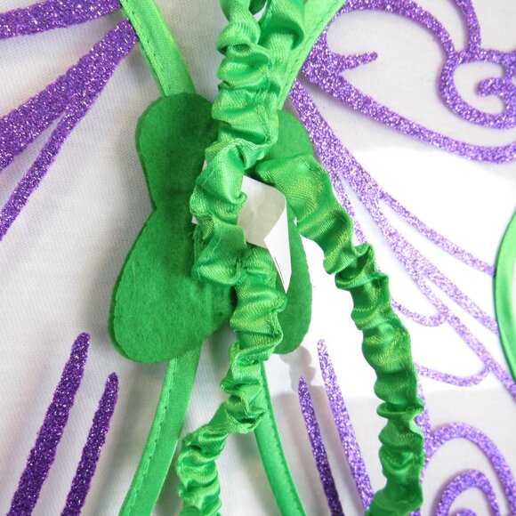 Disney Tinkerbell Fantasy Play Costume Girl's Size 4-6X Sparkly Dress W/Wings - Picture 12 of 14